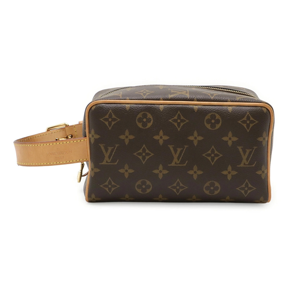 LOUIS VUITTON Monogram Locker Dopp Shoulder Bag Handbag Pouch